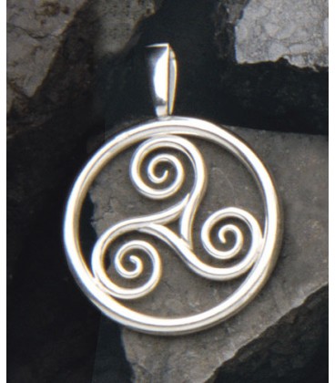 Pendentif Triskel en argent