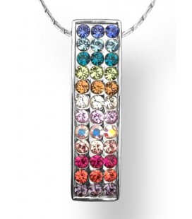 Pendentif 7 chakras Swarovski