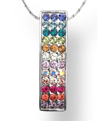 Pendentif 7 chakras Swarovski