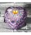 Heart jewelry box - Violet