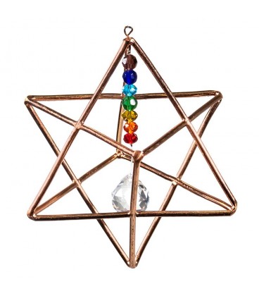 Merkabah and crystals suspension