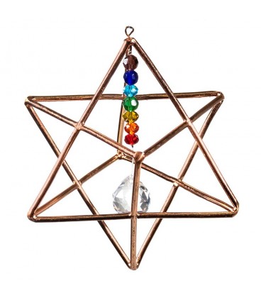 Suspension Merkabah et cristaux