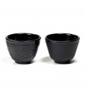 Ensemble de 4 tasses en fonte Tetsubin style Japonais