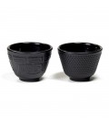 Set of 4 Tetsubin Japanese style cast iron cups