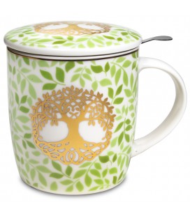 Tree of Life tea infuser mug