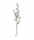Lotus flower and 7 chakras Feng Shui suspension