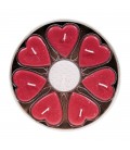 Heart candles
