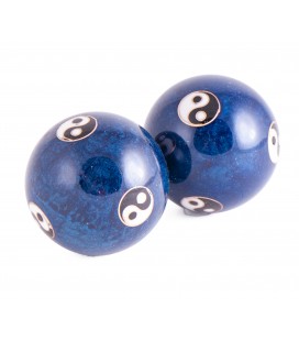 Blue Yin Yang health balls