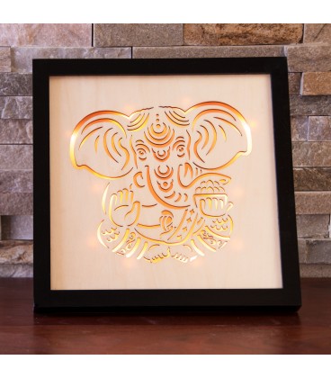 Cadre éclairage LED Ganesh