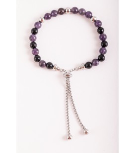 Amethyst negative ion bracelet