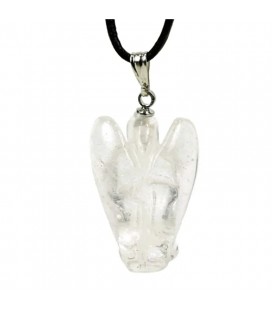 Rock Crystal Angel Pendant