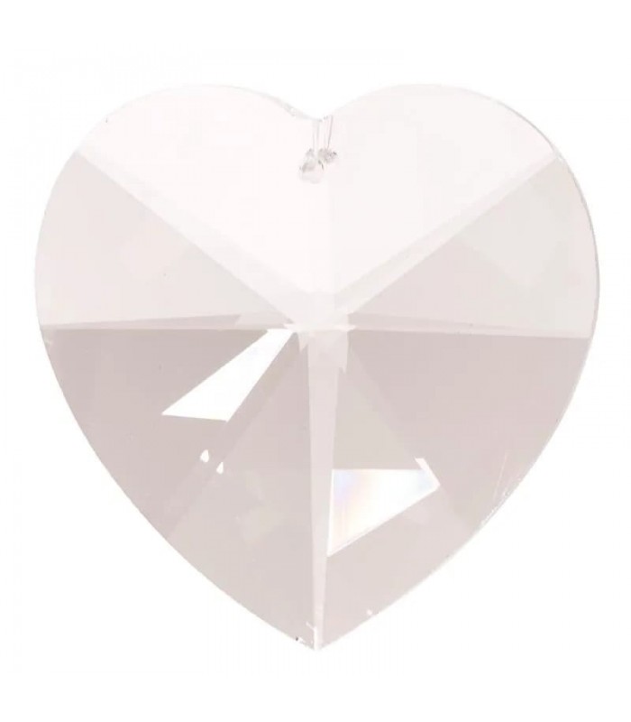 Cristal feng shui en forme de coeur de 50 mm - La Boutique du Feng Shui