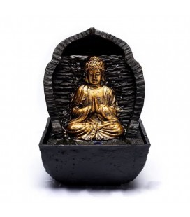 Feng Shui Fountain Buddha in prayer