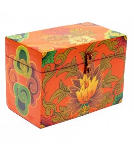 Tibetan wooden box