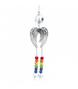 Hanging crystals and wings Angels