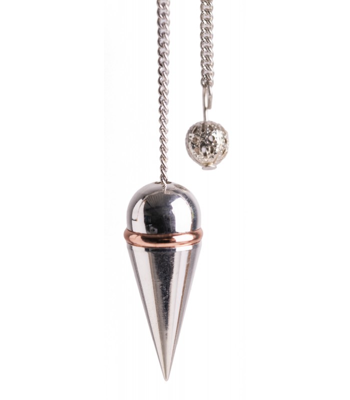 Pendulum made of silver and copper plated brass La Boutique du Feng Shui
