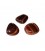 Set of 3 Bull's eye stones
