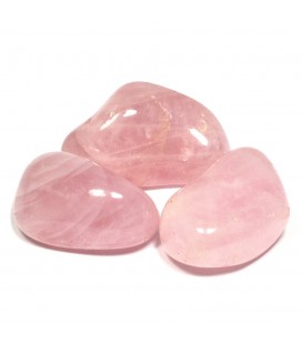 Set of 3 Pink Quartz stones