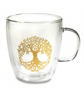 Tasse à thé Arbre de Vie double paroi 400mL